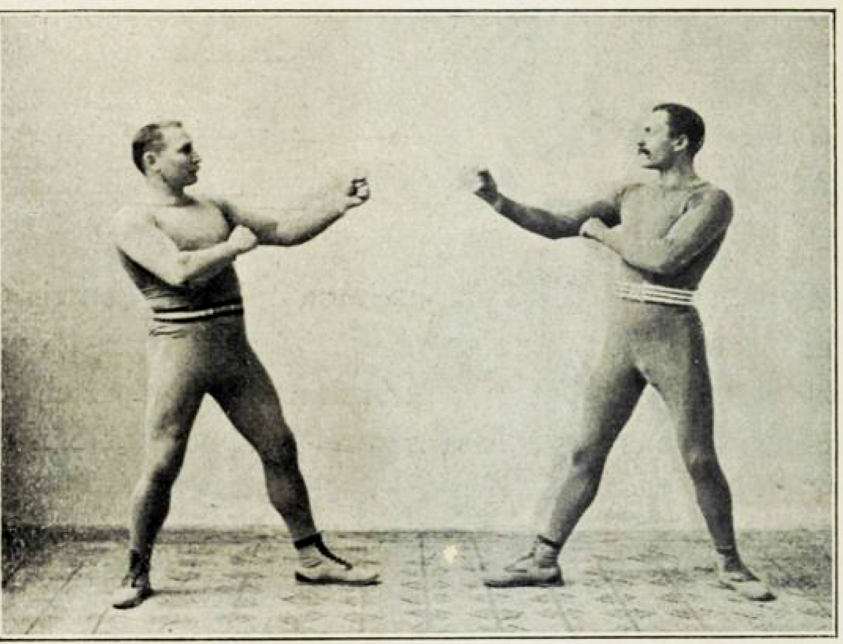 Boxe française 1900